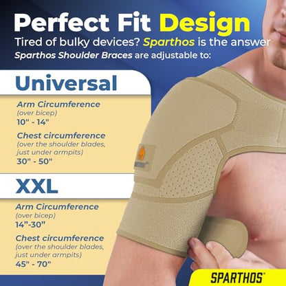 Adjustable Shoulder Support Brace for Rotator Cuff & Stability Relief
