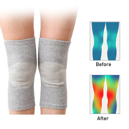 Bamboo Charcoal Compression Knee Sleeves – 3 Pairs Support