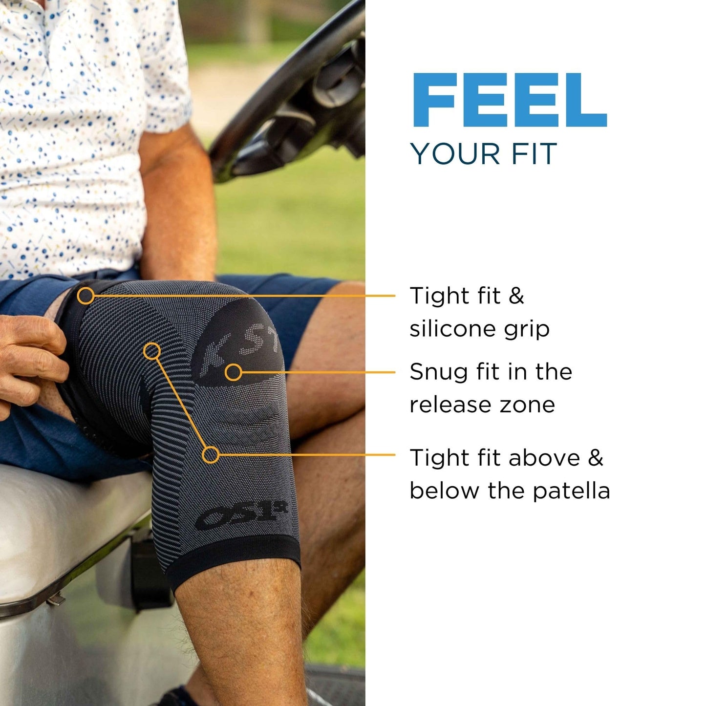 Compression Knee Brace Sleeve for Support & Recovery