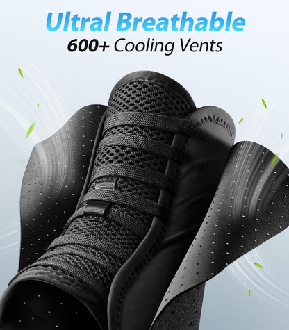 ZOELION Hoop-and-Loop Quick Lace Up Ankle Brace with Side Stabilizing Pads