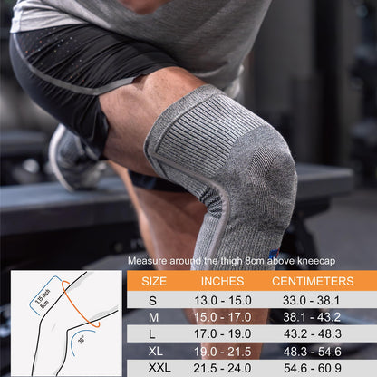 Germanium & Bamboo Charcoal Compression Knee Support Brace